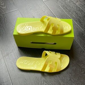 Sam Edelman Jelly Slide in Light Yellow